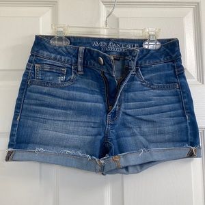 American Eagle Outfitters High Rise Denim Shorts